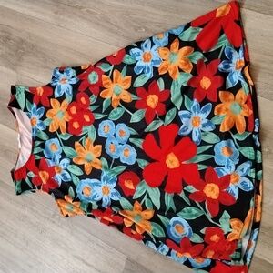 Floral Sleeveless Mini Dress